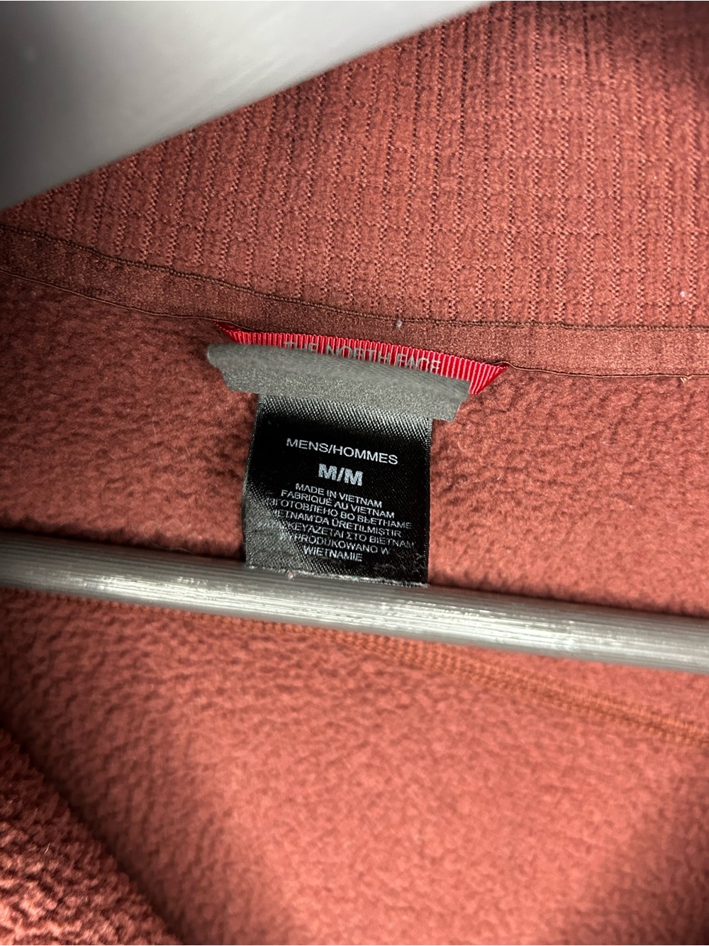 The North Face Half-Zip Fleece Jacket - Terracotta Medium - Picture 4 of 6